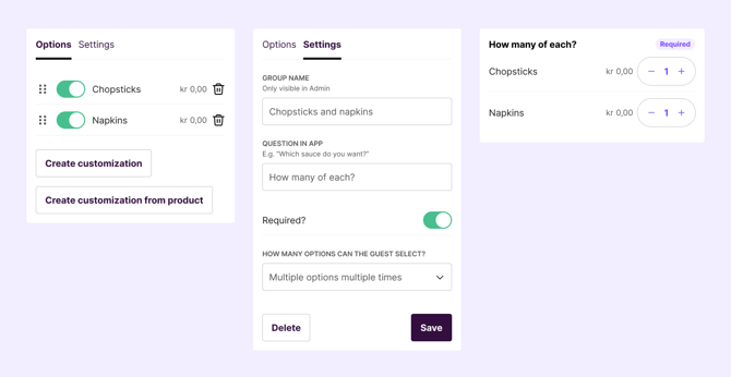 Customize-multiple-multiple-times