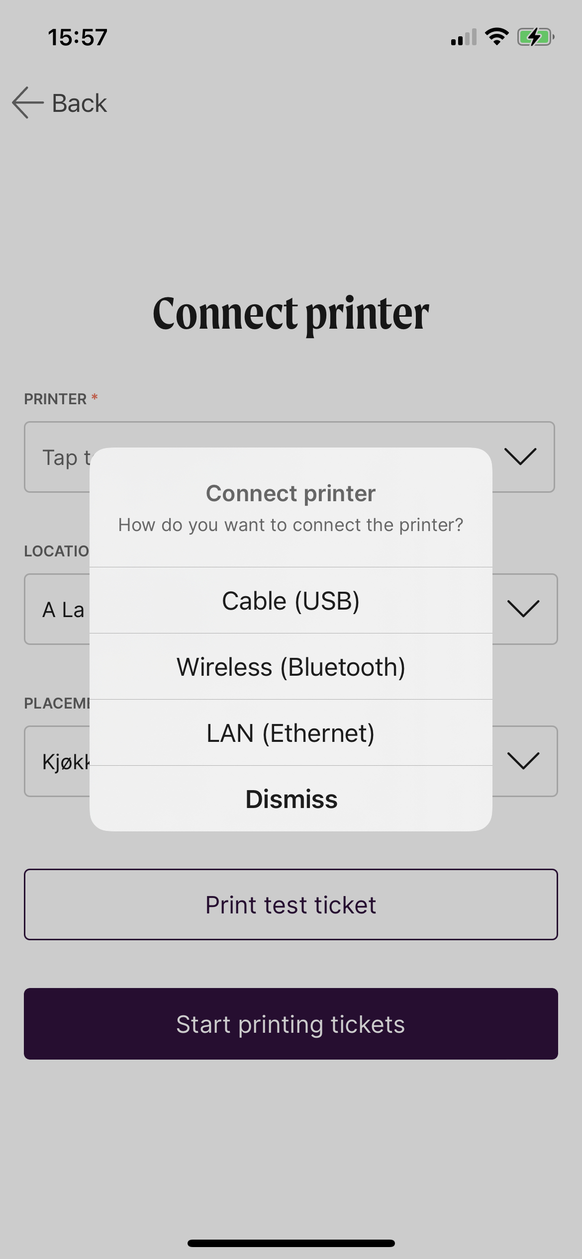 How to set up iPad + Star mCP31B printer