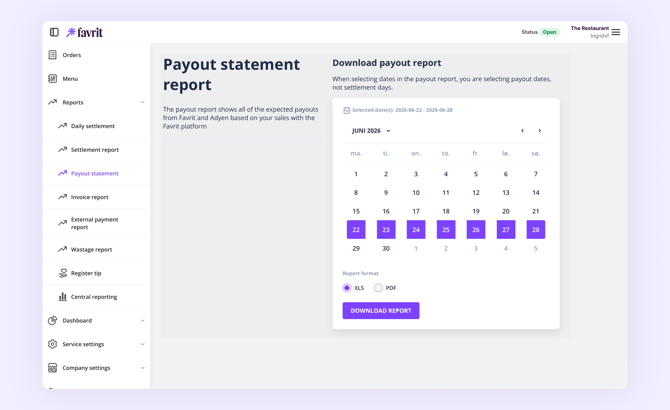 Payoutstatement