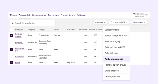 apply-option groups
