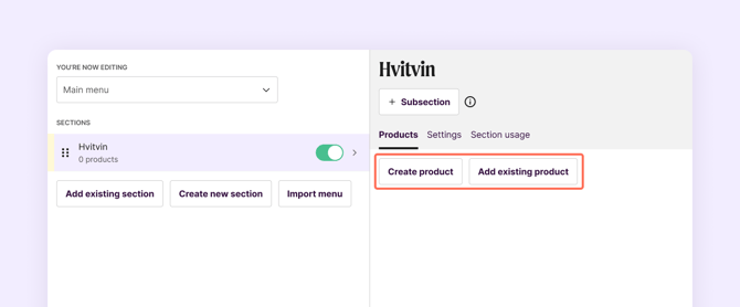 create product